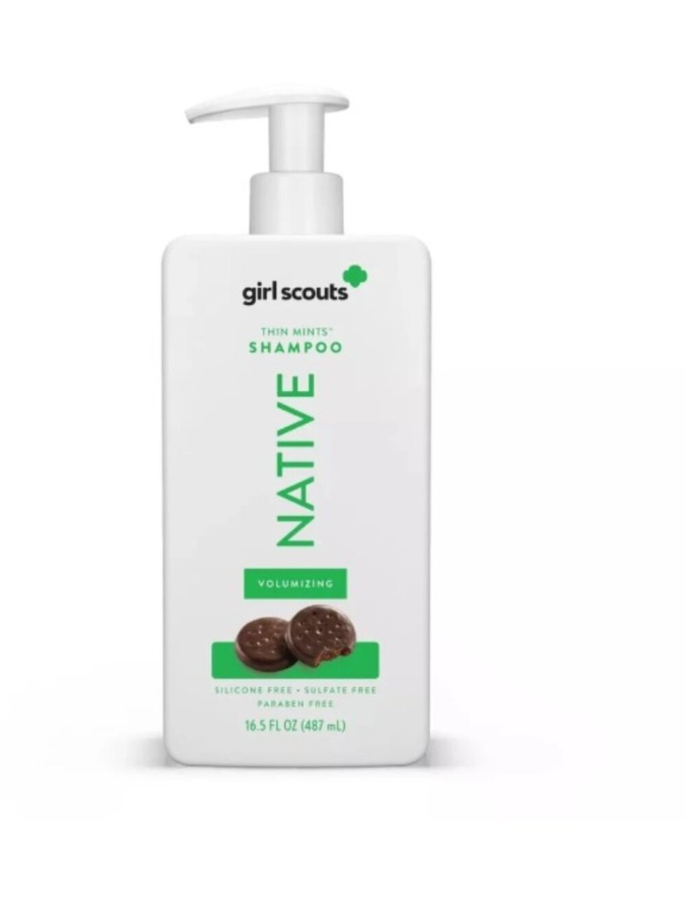 Native Girl Scouts Thin Mints Volumizing Shampoo - White & Green